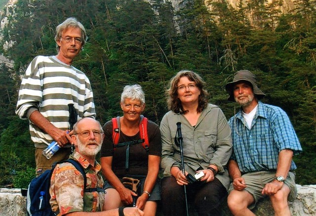 2007 Na 6 uur wandeling in Frankrijk