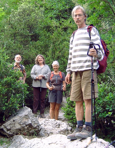 2007 Tijdens de wandeling in Frankrijk
